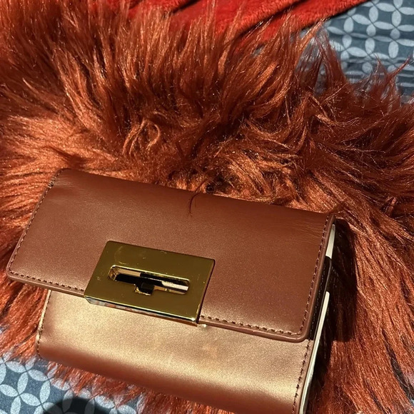 Ted Baker burgundy Veronica bifold compact wallet New - Picture 11 of 12